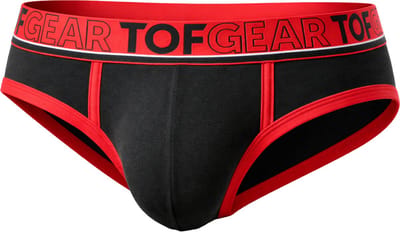 TOF Paris Champion Brief Black - MAAT XXL - Heren Ondergoed - Slip voor Man - Mannen Brief