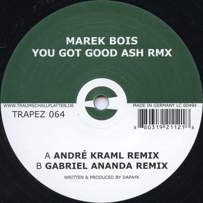 12inch Plaat MAREK BOIS - You Got Good Ash (Rmx) TRAPEZ064 Trapez 2006 Duitsland Dance & Electronica Gebruikt gray