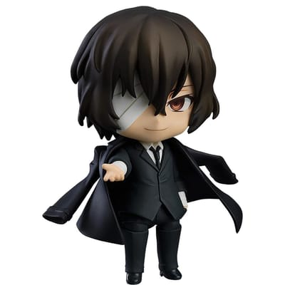 Anime BSD Figuur Mafia Dazai Osamu Actiefiguren PVC Model 10CM Verzamelbaar Speelgoed Cadeau voor Fans 10cm black