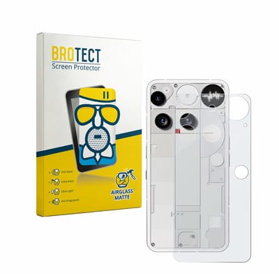 BROTECT - Screenprotector voor Nothing Phone (3) (Achterkant) - Folie Beschermfolie Beschermglas matte