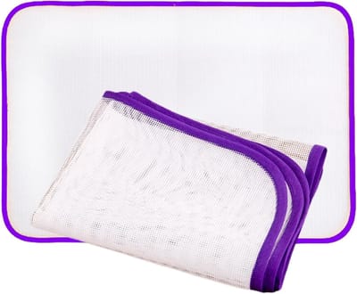 Strijkmat - 2 stuks - Strijkplanken - Draagbare strijkplank - Polyester - Strijkdeken - Tafelstrijkplank - Lichtgewicht - Strijkkussen - Kleding bescherming - 60x40 cm - Paars