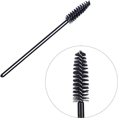 CHPN - Wimperborstel - Wimper borsteltjes - 10 Stuks - Make-up bortseltje - Mascaraborstel - Wimper borsteltjes - Wenkbrauw borsteltje - Oog borstel - Zwart - Brush