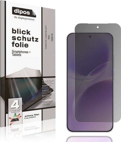 dipos – Matte Privacy Screenprotector geschikt voor Vivo X300 FE | Anti-Spy Beschermfolie