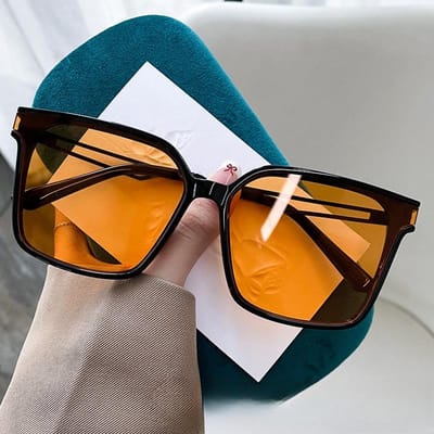 High-end Kleine Geur Stijl Dames Zonnebril Douyin Xiaohongshu Modetrend Zonnescherm Internetberoemdheid Trendy Zonnebril
