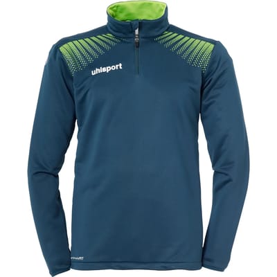 Uhlsport Goal 1/4 Zip Top Petrol-Flash Groen Maat 164