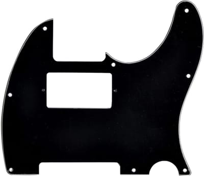 Göldo XTH3B Tele Humbucker Pickguard (Black) - Pickguard