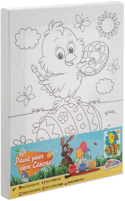 Grafix Pasen Schilderen op canvas