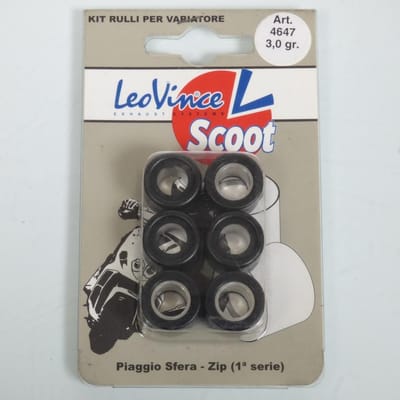 Galet rouleau de variateur Leovince pour Scooter Piaggio 50 Sfera 1991 à 1993 17x13.5 3Grs Neuf