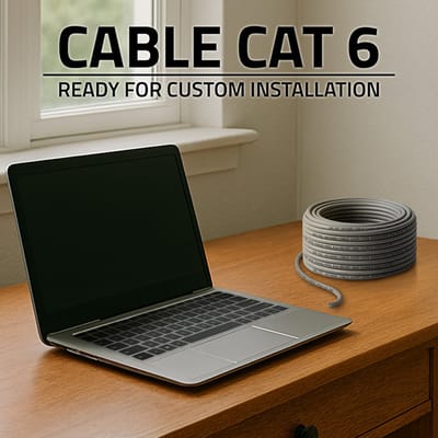 Qoltec netwerk patchkabel UTP twisted pair |   Koper Cu |   CAT6 |   Hoge snelheid 1 Gb/s |   LAN |   25m |   Grijs