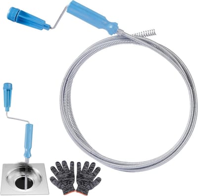Ontstoppingsspiraal - 6 mm - 3 m - Flexibele Staalspiralen voor Effectieve Ontstopping - Voor Afvoer en Toilet