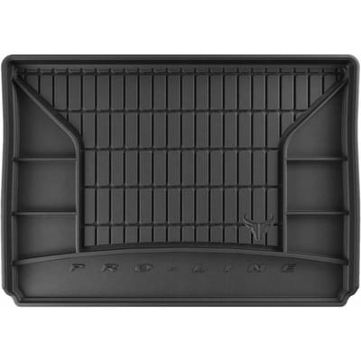 Premium Rubberen Kofferbakmat met Organizer Functie - Geschikt voor SUZUKI Vitara II (2014-heden) - Bovenste Laadvloer - Hoogwaardig TPE - Geurloos - Zwart