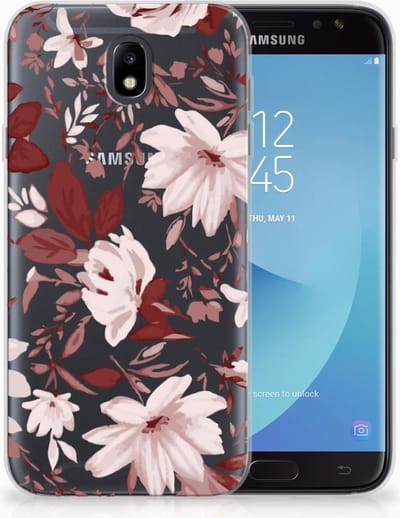 Hoesje maken Samsung Galaxy J7 2017 | J7 Pro Watercolor Flowers