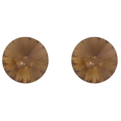 Behave – Dames oorstekers – Smoked Topaz kristal – Klassieke look