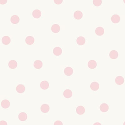 Origin Wallcoverings behang stippen glanzend wit en roze - 347701 - 0,53 x 10,05 m