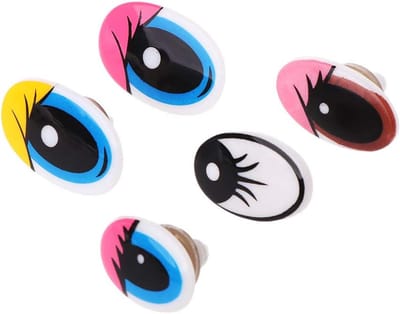 10 stuks plastic cartoon veiligheid - poppenogen - voor speelgoedbeer-poppen gevuld - Ani