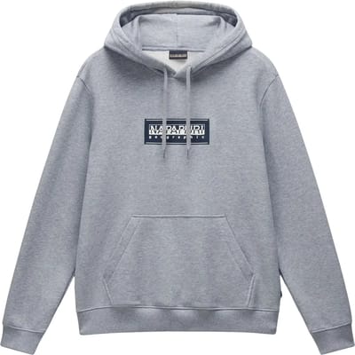 Napapijri Grijze Katoenen Trui Voor Een Relaxed Fit