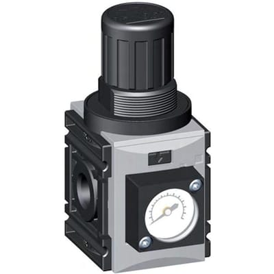 Drukregelaar voor Manifold Assemblage G1/4'' 1000l/min 0.5-8.0bar/7-116psi PA Futura 0
