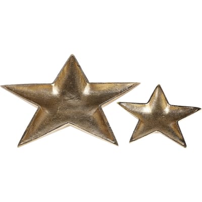 BANTEN - Decoratieve schaal - Goud - Aluminium