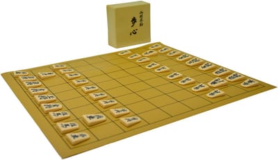 Shogi stenen + vinyl speelmat