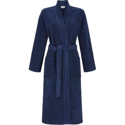 Ringella Luxe badstof badjas blauw uniseks Blauw man S