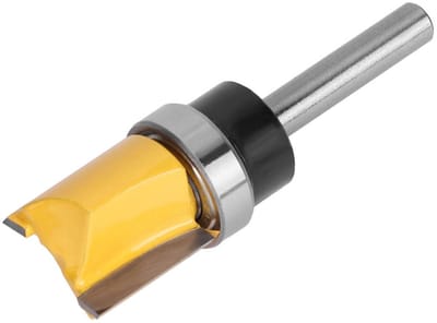 Dailygoody - Houtbewerkings Cutter - Flush Trim Router Bit - Precisie snijden - 6x19x20mm - Voor houtbewerking - Hoogwaardige materialen - Geschikt vo...