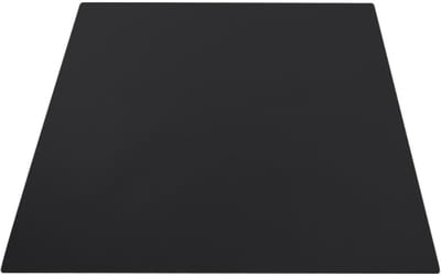 Onderlegger fitnessmat - Antislip mat - Vloerbescherming training - Verhoogt stabiliteit - 60 x 55 cm - Zwart