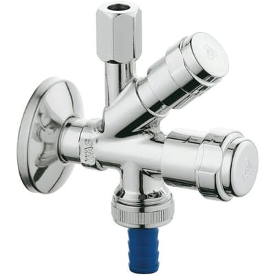 GROHE WAS-Kombieckventiel 41070 design-gr. DN10 met terugslagklep chroom, 41070000
