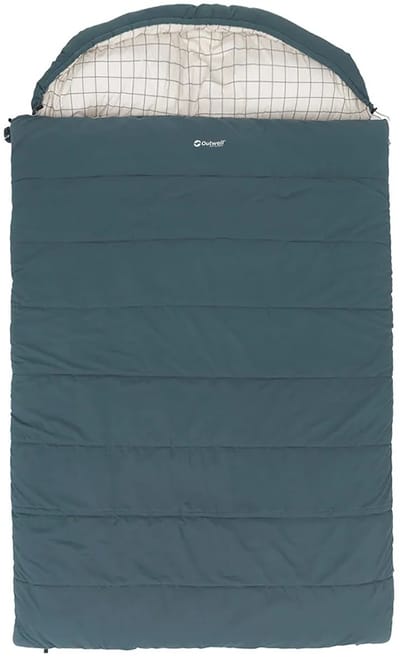 Outwell Camper Lux Double Slaapzak Grijs Long / Double Zipper