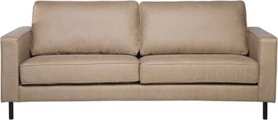 SAVALEN - Driezitsbank - Beige - Kunstleer