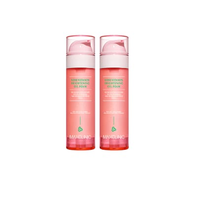 MAXCLINIC Rose Vitamine Verhelderend Olie Reinigingsschuim Duo Set (110g × 2)