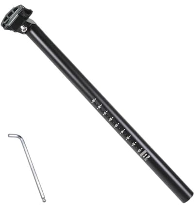 Fiets Zadelpen 27,2 mm - Aluminiumlegering Zadelpen 450 mm voor Fiets