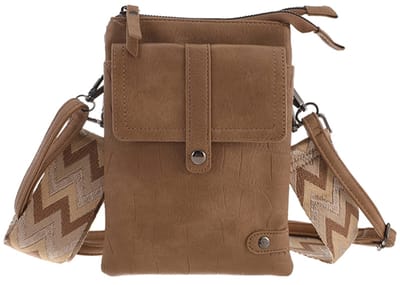 Light camel telefoon- en schoudertasje Tyler- moederdag- sint- kerst- cadeau- damestas- trendy