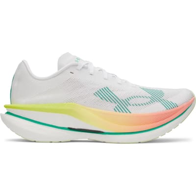 Under Armour Velociti Elite 3 Wedstrijdschoen Unisex-wit, lichtgroen