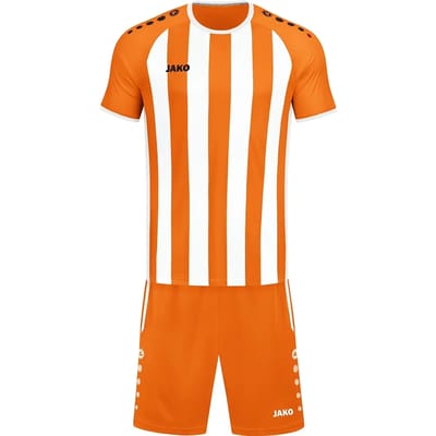 Jako Inter Shirt Korte Mouw Kinderen - Wit / Fluo Oranje | Maat: 128