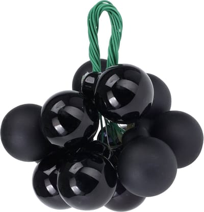 Kerstdecoratie met kerstballen, 12 stuks