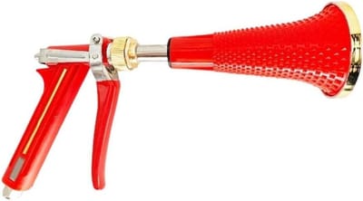 Hogedruk Tuinsproeier - Tuinspuitpistool Plantenspuit - Fruitbomen Besproeien - Precisie Koperen Mondstuk - 28 cm - Rood