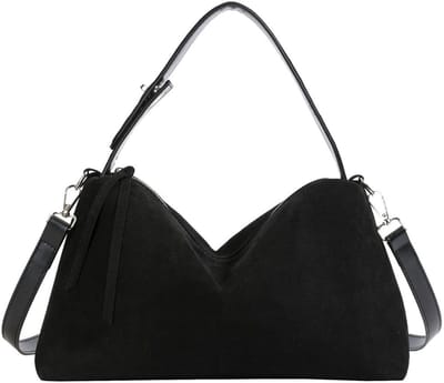 Schoudertas - Dameshandtas - Crossbodytas - Met verstelbare schouderband, geschikt voor dagelijkse uitstapjes, zwart
