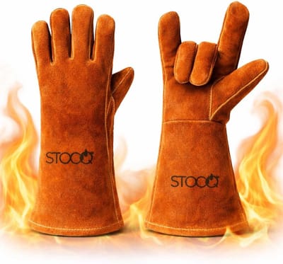 STOOQ Glovs Hittebestendige Handschoenen – Duurzaam & Comfortabel – Ideaal voor BBQ, Koken & Werk met Hoge Temperaturen tot 500 Graden