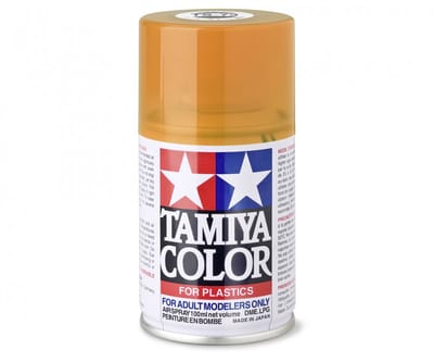 Tamiya Hobbyverf Acrylverf - TS-73 Clear Orange Transparent - Gloss - Acryl Spray - Verf spuitbus - 100 ml