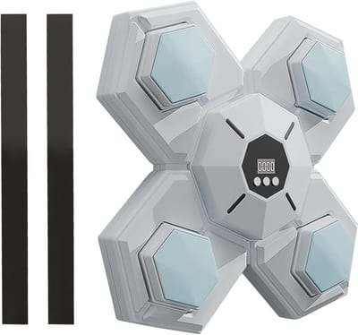 Muziek Boksmachine - Wand Bokstrainer - Thuis Fitness - Muziek Gesynchroniseerde LEDs - 33 cm Breed - Uniek