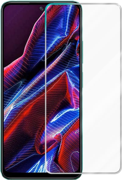 Cadorabo Screenprotector geschikt voor Xiaomi Poco X5 5G - Pantser film Beschermende film in KRISTALHELDER Geharde (Tempered) display beschermglas in 9H hardheid met 3D Touch