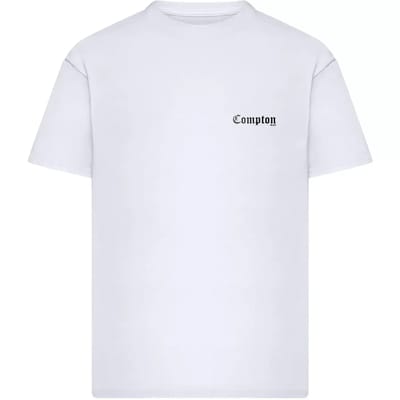 Mister Tee - Compton BLVD Oversize Heren Tshirt - XS - Wit
