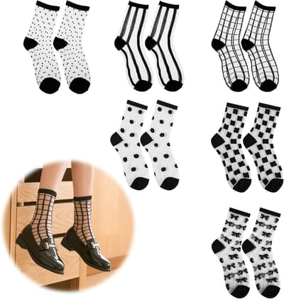 Zomer Korte Zwarte Sokken voor Dames, Dunne Transparante Enkelkousen, Comfortabel en Elastisch, Ideaal voor Warm Weer, Mode, One Size, Perfect voor Elke Outfit