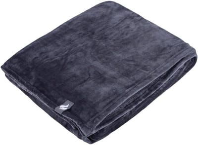 Fleece Deken - Zachte Plaid - Warm Blijven - Extra Zacht Materiaal - 180x200 cm - Grijs