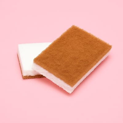 Schoonmaakspons met Kokosvezel - Scrubspons - Duurzaam - Biologisch - Coconut - Afwas Spons - Afwassen - Vegan - Natuurlijk - Milieuvriendelijk -