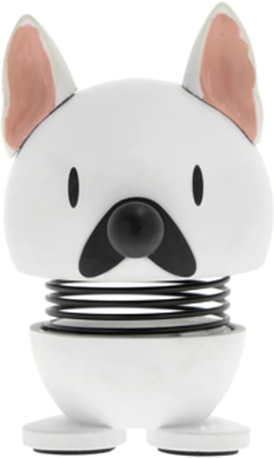 Hoptimist Beeldje Franse Buldog Hond - XS - Wit - Mini Beeldjes Decoratie voor Kantoor, Kamer en Woonkamer - Cadeau Idee voor Mannen, Vrouwen en Kinderen