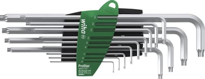 Wiha Stiftsleutelset in ProStar houder TORX® 14-delig titaanzilver - 39104
