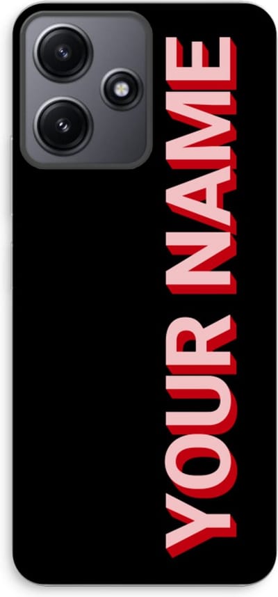 Gepersonaliseerd - Case Company® - Hoesje geschikt voor Xiaomi Redmi 12 hoesje - Namecase - Soft Cover Telefoonhoesje - Bescherming aan alle Kanten en Schermrand