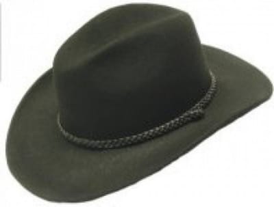 Kodiak Cowboyhoed Zwart Maat XS