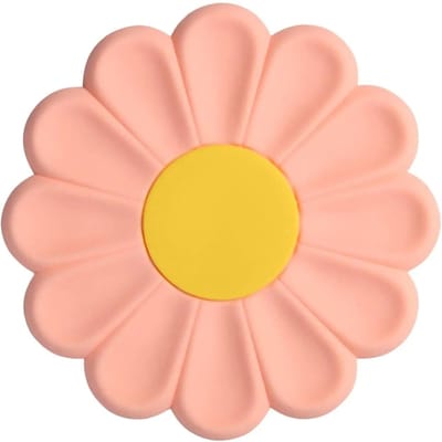 Dessous de verre multifonctions en silicone antidérapants pour casseroles, poêles, sets de table pour appartement, café, bar, accessoires de cuisine 17cm rose
